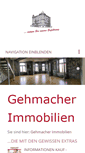 Mobile Screenshot of gehmacher.de